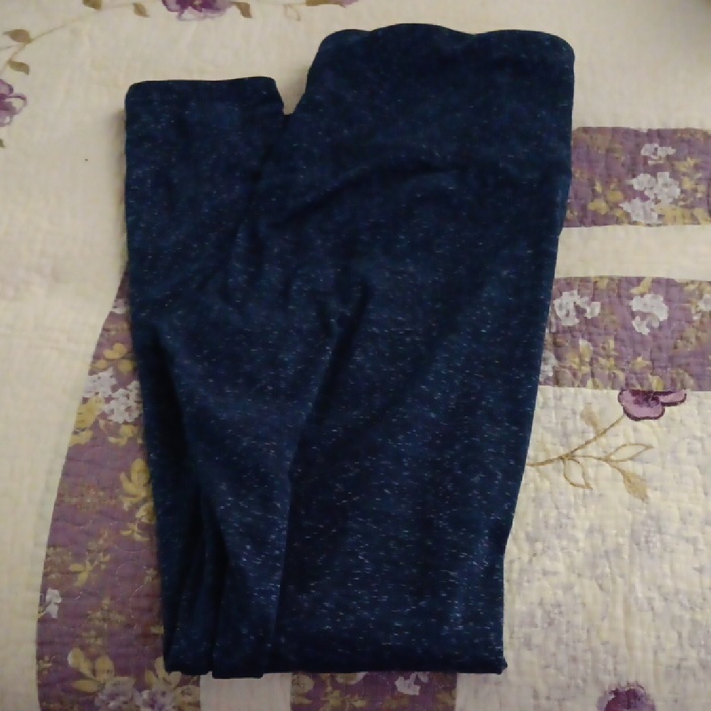 Athletic Works Navy Speckled Leggings